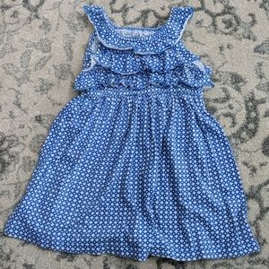 Carter's blue/white print dress
